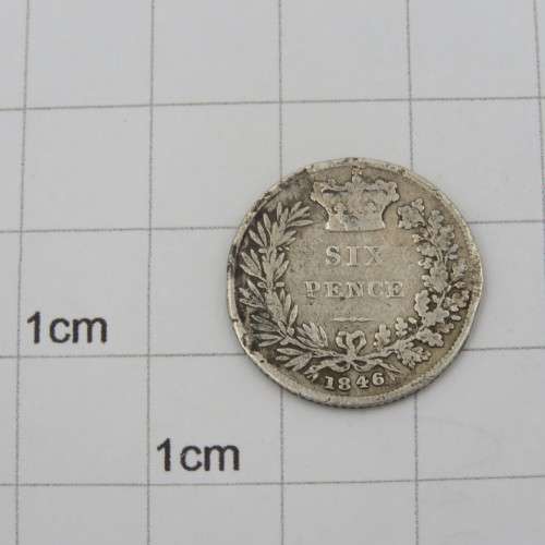 Great Britain 1846 silver 6 pence