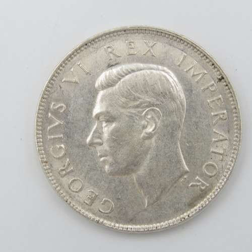 South Africa 1945 half crown AU