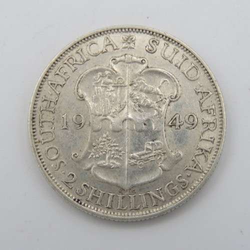 South Africa 1949 Two Shilling XF