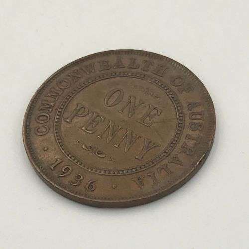 Australia 1936 One penny XF+
