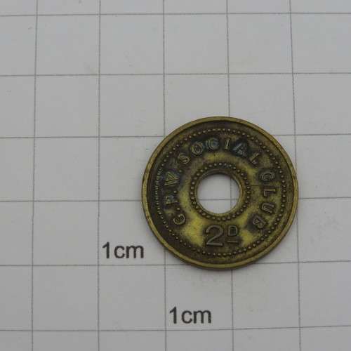GPW Social Club 2d brass token