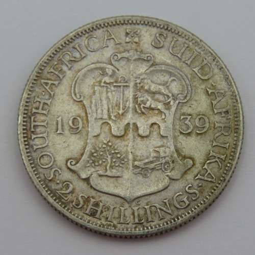 South Africa 1939 Two shilling VF