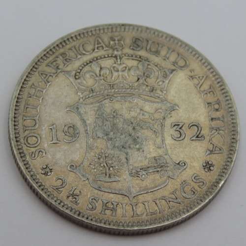 South Africa 1932 half crown XF