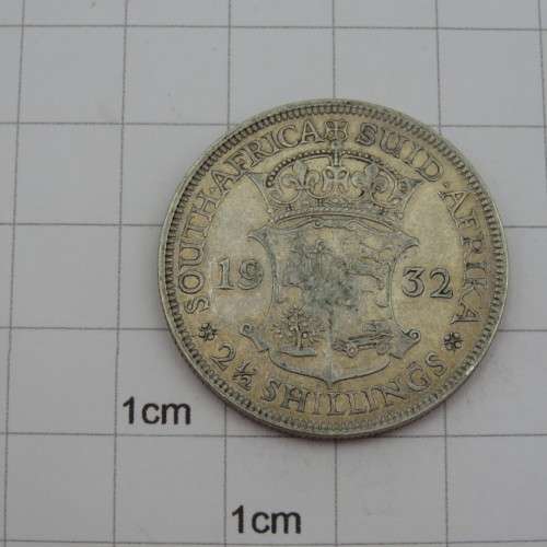 South Africa 1932 half crown XF