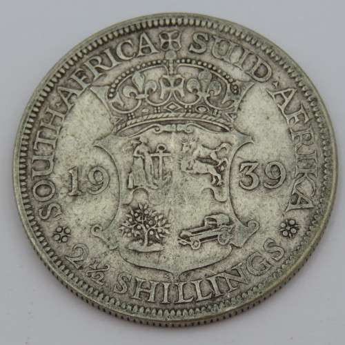 South Africa 1939 half crown