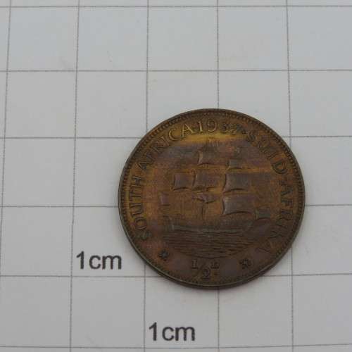 South Africa 1937 half penny