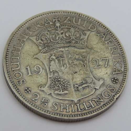 South Africa 1927 half crown VF