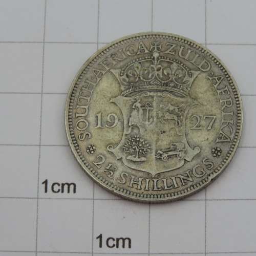 South Africa 1927 half crown VF
