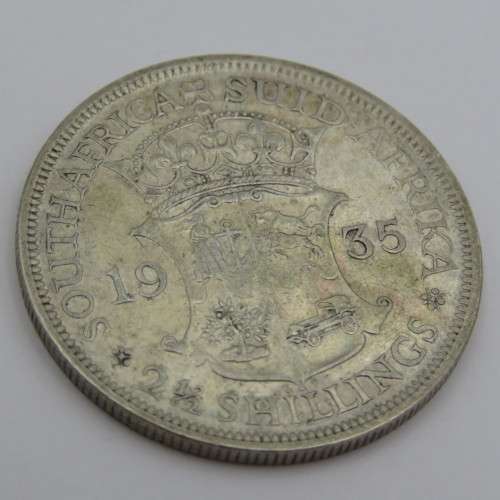 South Africa 1935 half crown XF