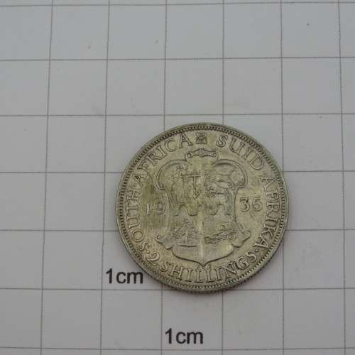 South Africa 1935 Two shilling florin VF +