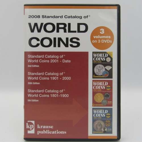 2008 Standard Catalogue of World Coins - 3 Volumes of 3 DVD`s