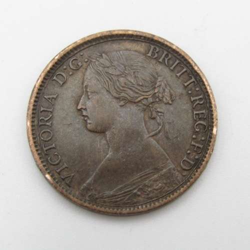 1861 Great Britain factory error coin Double strike of First 1 of 1861