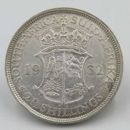 South Africa half crown 1932 XF