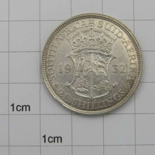 South Africa half crown 1932 XF
