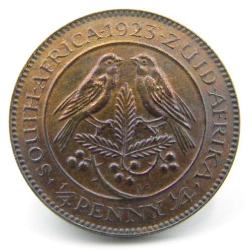South Africa 1923 Farthing red uncirculated