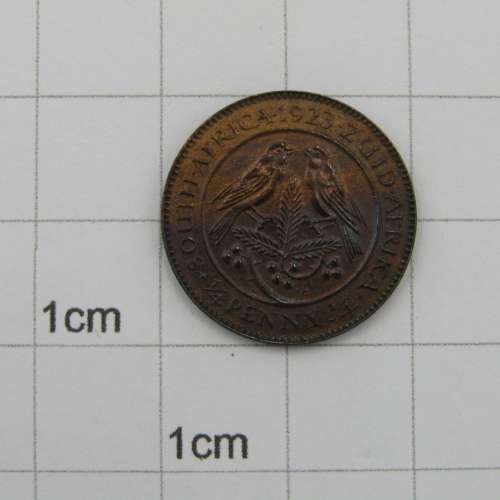 South Africa 1923 Farthing red uncirculated