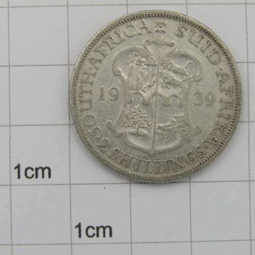 South Africa 1939 Two Shilling Florin VF