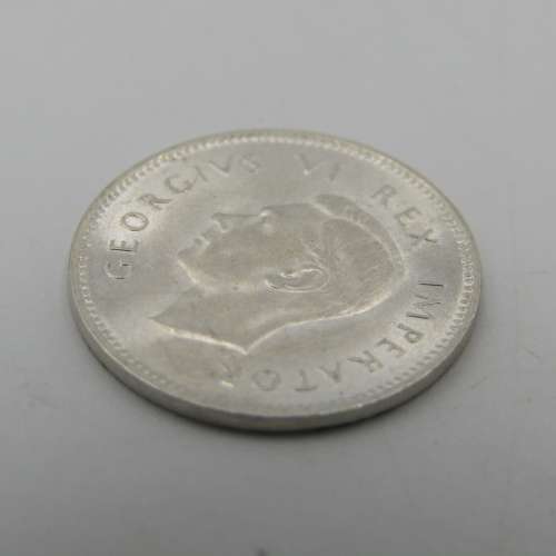 South Africa 1943 tickey 3d uncirculated