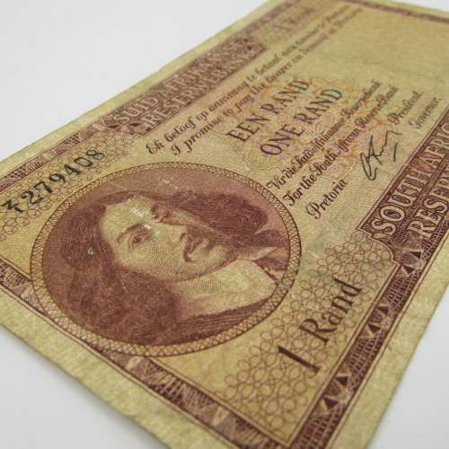 South Africa Rissik 1962 One rand replacement Z1