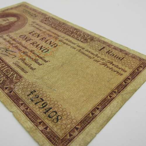 South Africa Rissik 1962 One rand replacement Z1