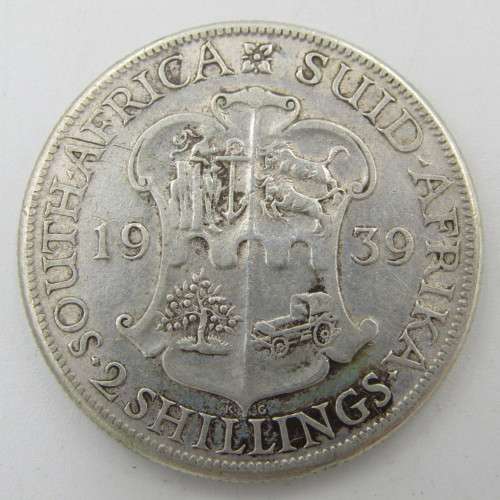 South Africa 1939 Two Shilling VF+