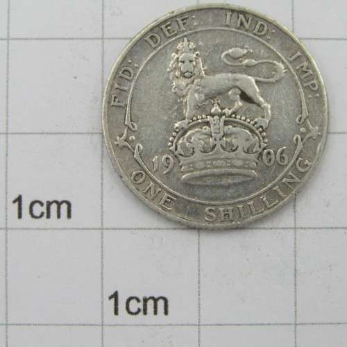 Great Britain 1906 Silver shilling VF+