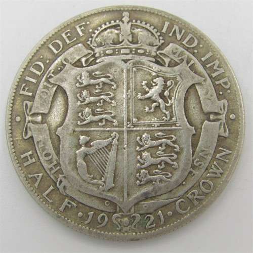Great Britain 1921 half crown VF+