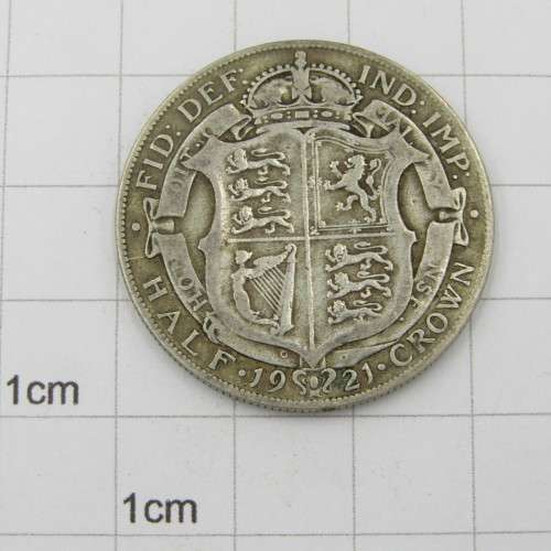Great Britain 1921 half crown VF+
