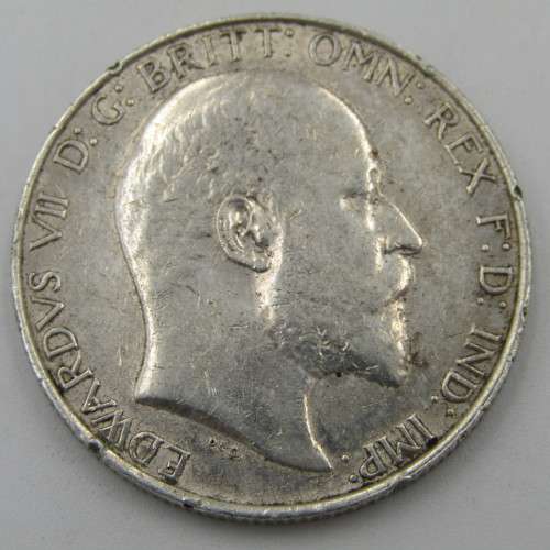 Great Britain 1910 Florin 2 shilling VF+