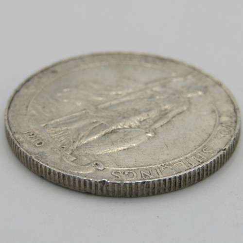 Great Britain 1910 Florin 2 shilling VF+