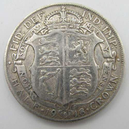 Great Britain 1918 half crown VF