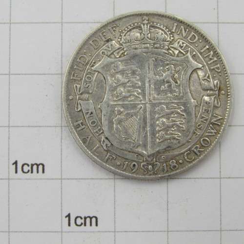 Great Britain 1918 half crown VF