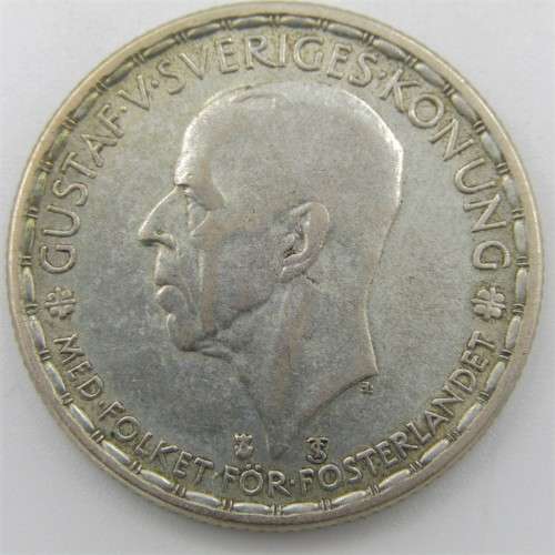 Sweden silver 1948 Kronor VF