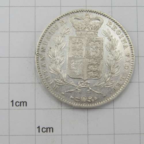 1845 Great Britain crown - silver - XF condition