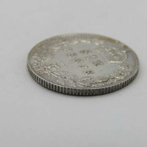 Great Britain 1903 sixpence 6d AU+