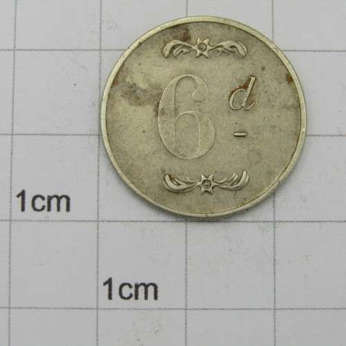 Whyte & Mackays special Whisky 6d token