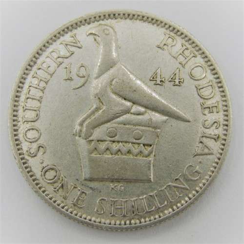 1944 Southern Rhodesia shilling XF+