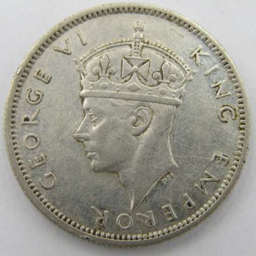 1944 Southern Rhodesia shilling XF+