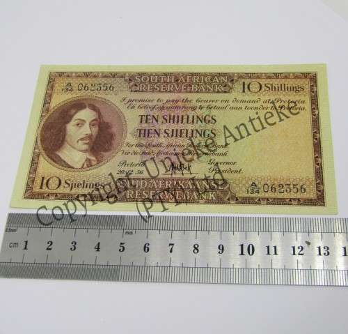 1956 MH de Kock Ten shillings banknote