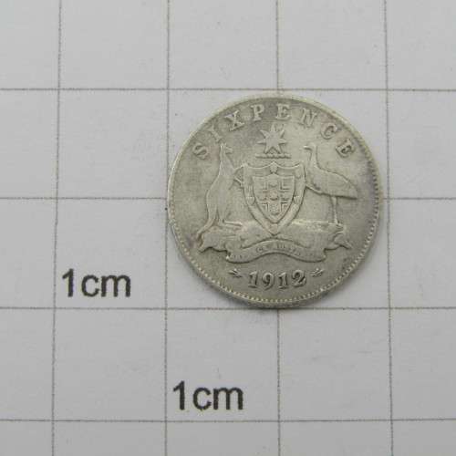 Australia 1912 sixpence 6d