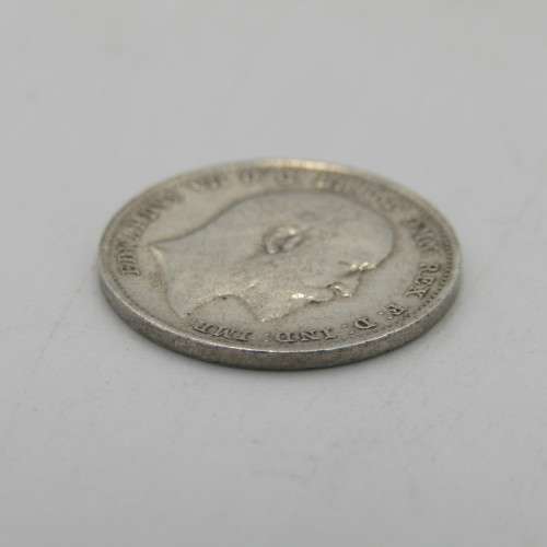 Great Britain Edward 7 silver 3d 1902 XF