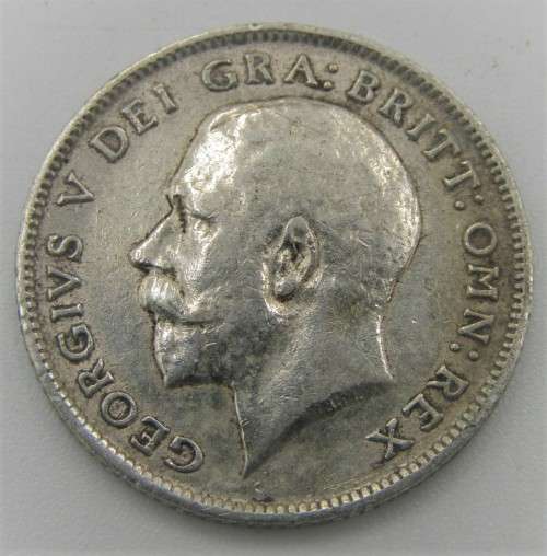 Great Britain 1918 sixpence 6d XF