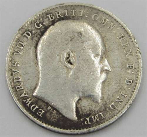 Great Britain 1906 Edward 7 three pence 3d