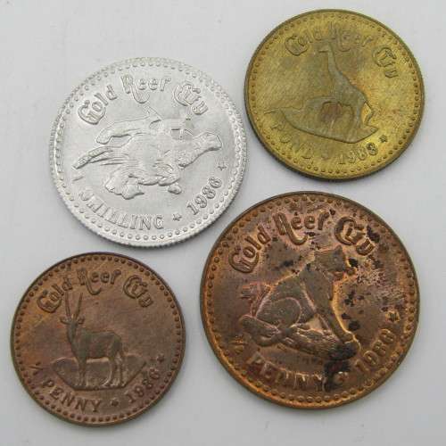 Set of Gold reef city Kruger token / medallions - Lot of 11