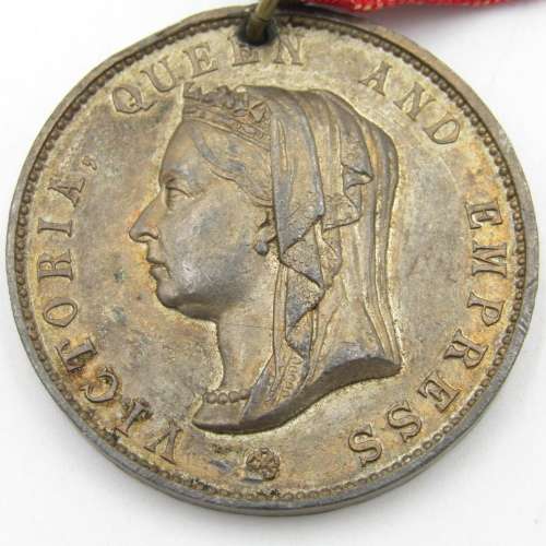 Unusual 60 year reign of Victoria medallion - 1897