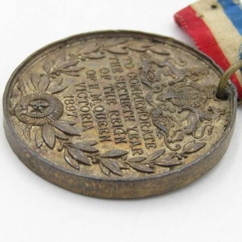 Unusual 60 year reign of Victoria medallion - 1897