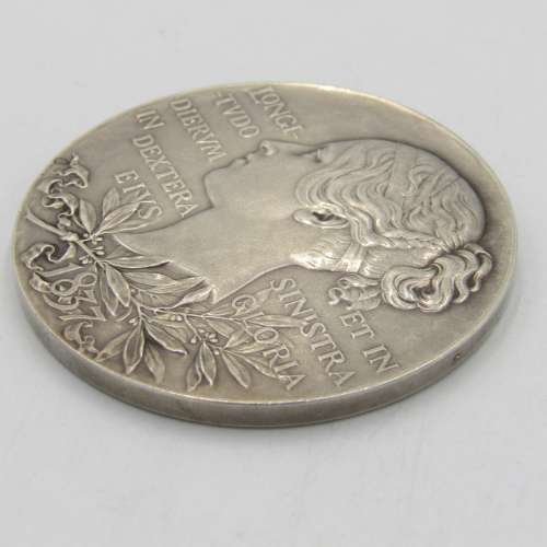 Victoria 1897 Diamond Jubilee medal - silver 82,8 grams