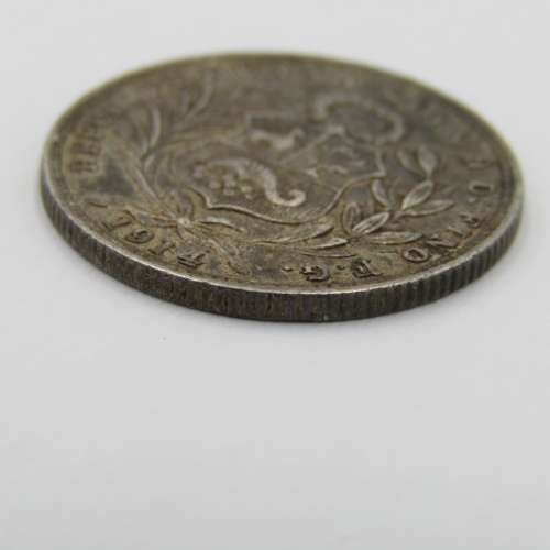 Peru 1/5 Sol silver 1914 with low mintage - XF