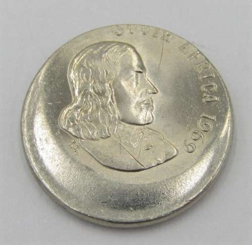 Error coin Totally misstruck 1969 Five cent