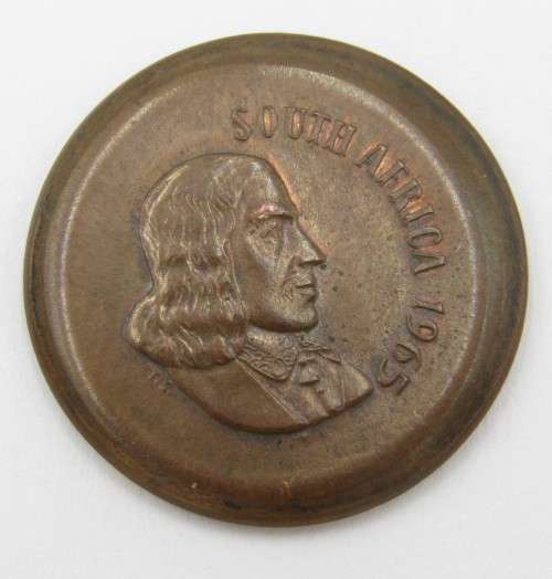 South Africa 1965 Ten cent struck on 2 cent planchet